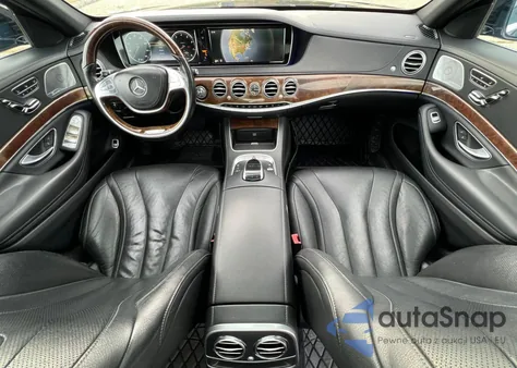 2015 Mercedes-Benz S 550 4Matic из США, поврежденный, VIN WDDUG8FB3FA161374